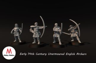 Early 14th Century Unarmoured English Archers