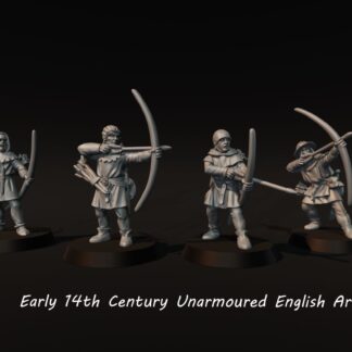 Early 14th Century Unarmoured English Archers