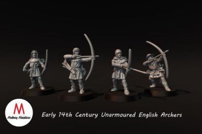Early 14th Century Unarmoured English Archers