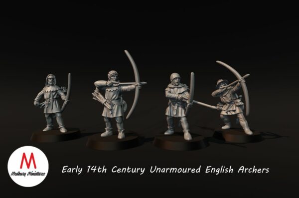 Early 14th Century Unarmoured English Archers