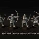 Early 14th Century Unarmoured English Archers - Image 2