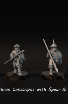 LOTR - Southron Conscripts With Spear And Shield