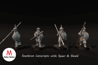 LOTR - Southron Conscripts With Spear And Shield