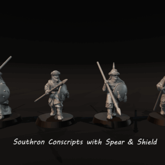 LOTR - Southron Conscripts With Spear And Shield