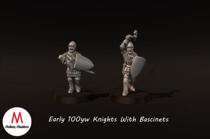 100yw Knights With Bascinets, Early