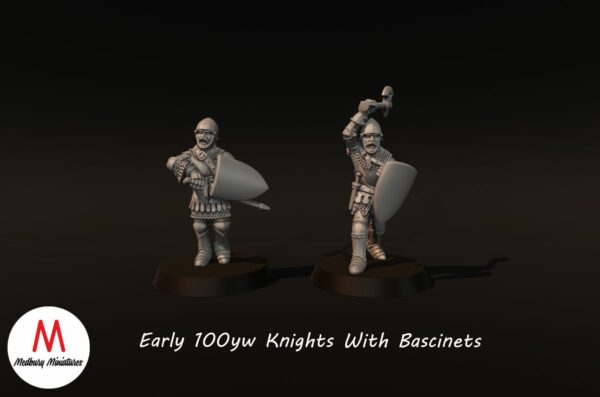 100yw Knights With Bascinets, Early