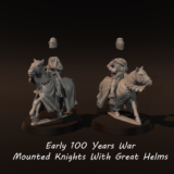 100yw Mounted Knights With With Great Helms, Early - Image 2