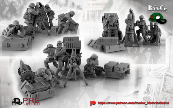 WWII German Luftwaffe Mortar Teams
