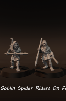 LOTR - Goblin Spider Riders On Foot
