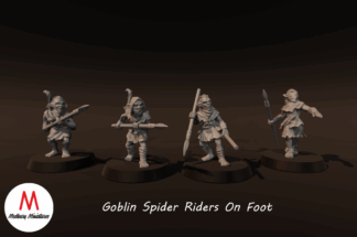 LOTR - Goblin Spider Riders On Foot