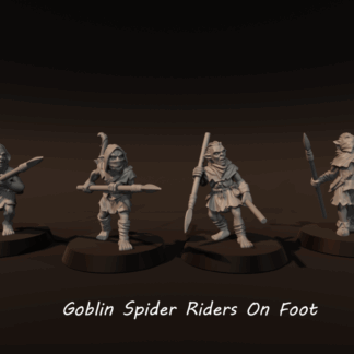 LOTR - Goblin Spider Riders On Foot
