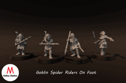 LOTR - Goblin Spider Riders On Foot