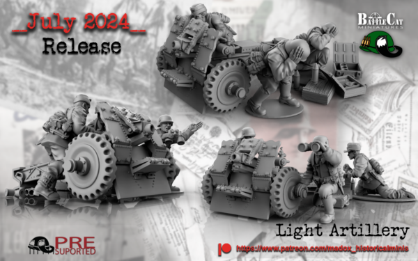 WWII German 75mm Light Artillery