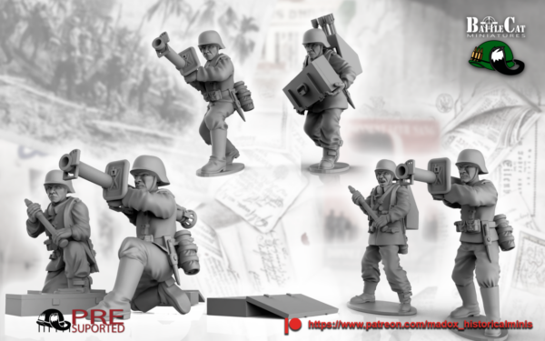 WWII German Panzerschreck Teams