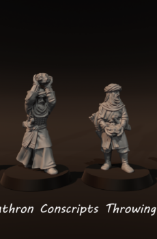 LOTR - Southron Conscripts Throwing Rocks
