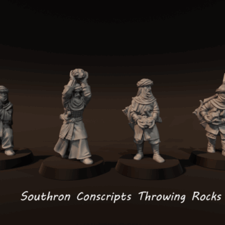 LOTR - Southron Conscripts Throwing Rocks