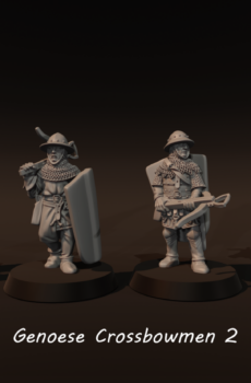 Genoese Crossbowmen 2 with Pavise