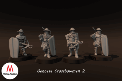 Genoese Crossbowmen 2 with Pavise