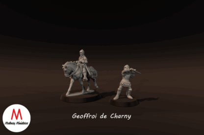 Medieval Geoffroi de Charny of Burgundy - Image 3