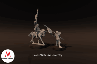 Medieval Geoffroi de Charny of Burgundy - Image 2