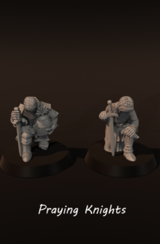 Medieval Praying Knights