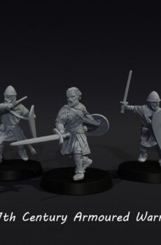 11th Century Armoured Warriors with Swords