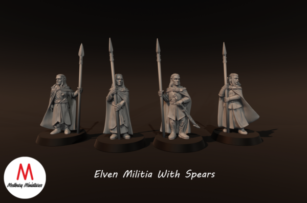 LOTR - Elven Militia With Spears - Image 3