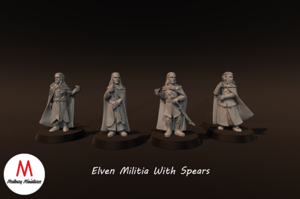 LOTR - Elven Militia With Spears - Image 2
