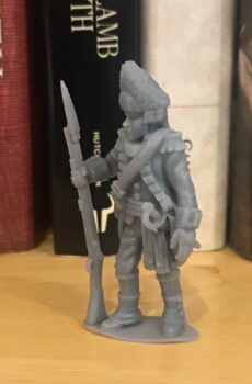 54mm | British Grenadier Officer | AWI | FIW | Seven Years War