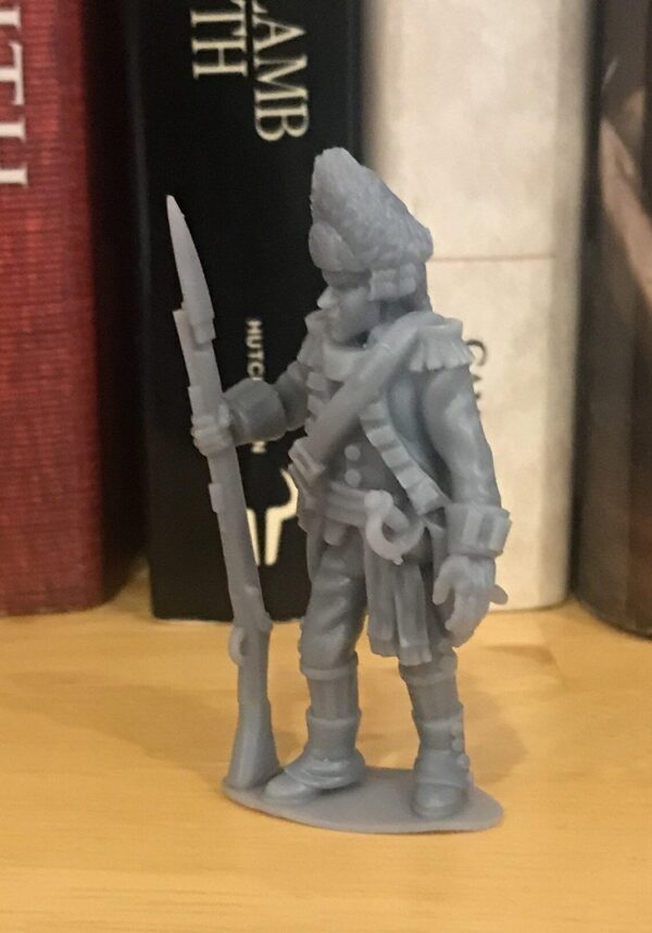 54mm | British Grenadier Officer | AWI | FIW | Seven Years War