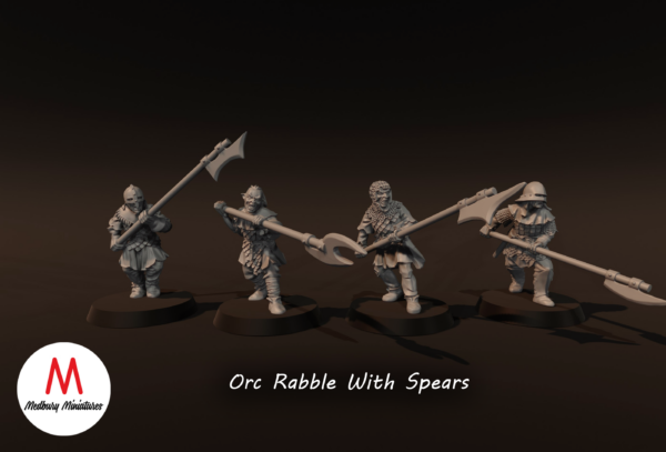 LOTR - Orc Rabble With Spears