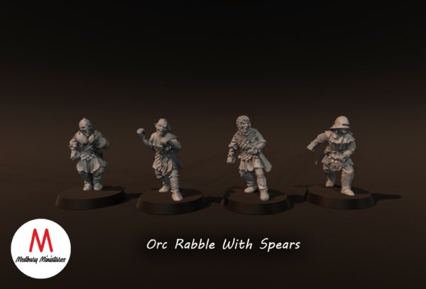 LOTR - Orc Rabble With Spears - Image 3