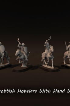 Medieval - Scottish Hobelars With Hand Weapons