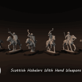 Medieval - Scottish Hobelars With Hand Weapons
