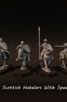 Medieval - Scottish Hobelars With Spears
