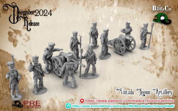 Napoleonic - Polish Vistula Legion Artillery Crew
