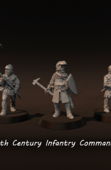 14th Century Infantry Command Set
