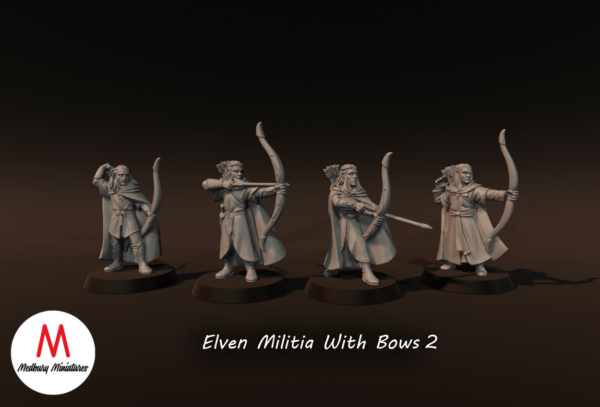 LOTR - Elven Militia With Bows 2