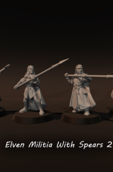 LOTR - Elven Militia With Spears 2