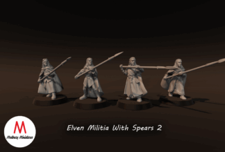 LOTR - Elven Militia With Spears 2