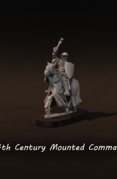 Mounted 14th Century Mounted Commander 1