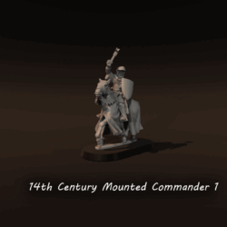 Mounted 14th Century Mounted Commander 1