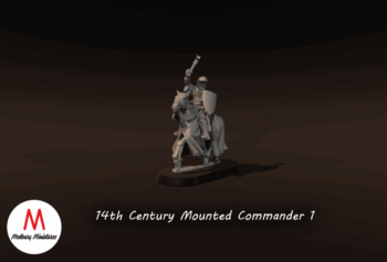 Mounted 14th Century Mounted Commander 1