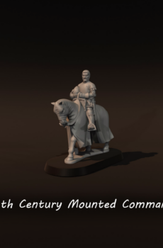 Mounted 14th Century Mounted Commander 2