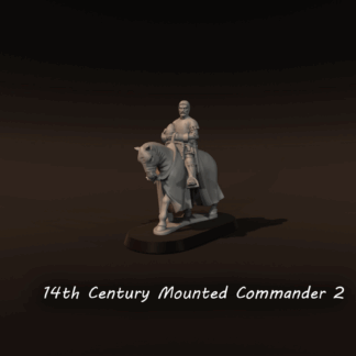 Mounted 14th Century Mounted Commander 2