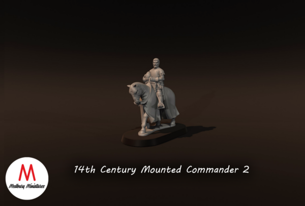 Mounted 14th Century Mounted Commander 2