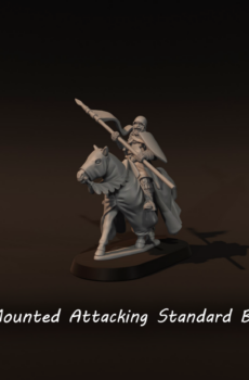 Mounted Attacking Standard Bearer
