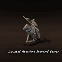 Mounted Attacking Standard Bearer