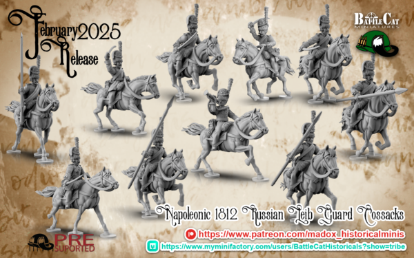 Napoleonic 1812 Russian Leib Guard Cossacks