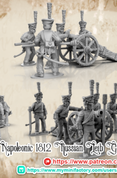 Napoleonic 1812 Russian Leib Guard Horse Artillery